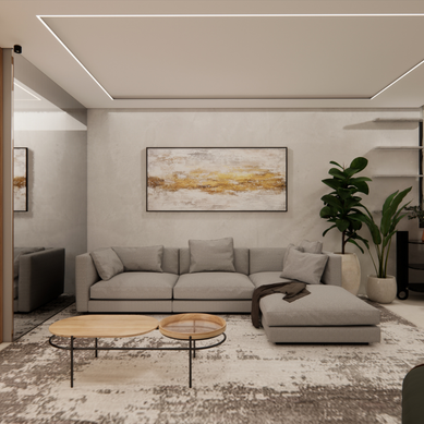 Estar Contemporâneo com Integração Visual