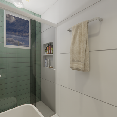 BANHEIRO - APARTAMENTO EM DIADEMA