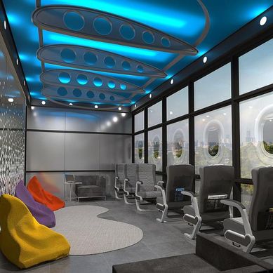 Espaço de descompressão - corporativo