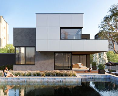 Projeto de residência moderna com piscina – arquitetura contemporânea de alto padrão