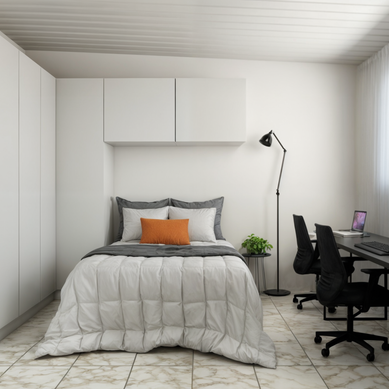Projeto de Decoração de Interiores - Quarto Casal. 12 m²