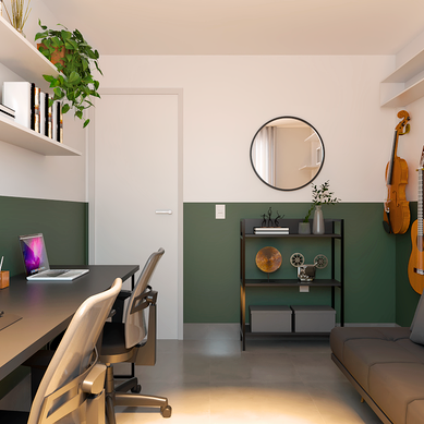 Projeto de Decoração de Interiores - Apart. 12m²