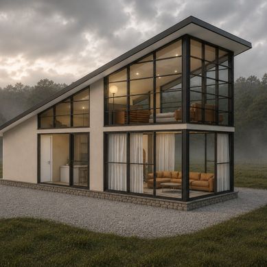 arquitetura | chalé mezanino