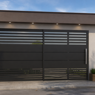 Elegância Linear em Fachada Moderna