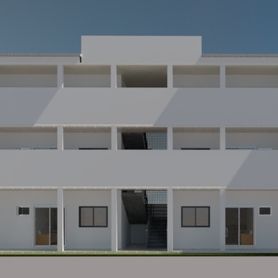 Edifício de kitnets