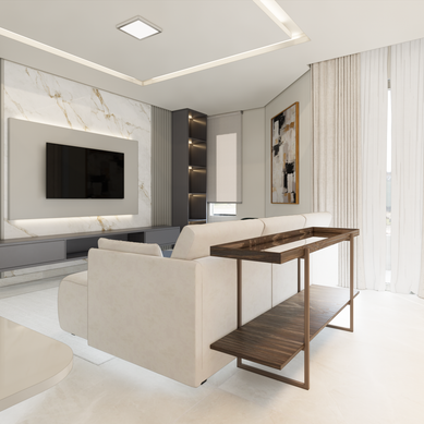 Sala de estar: Sofisticação e elegância