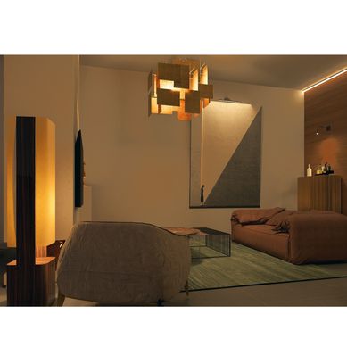 Harmonia Tátil e Escultural: O Design de uma Sala de Estar de Luxo