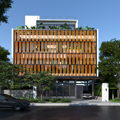 Renderização de fachada