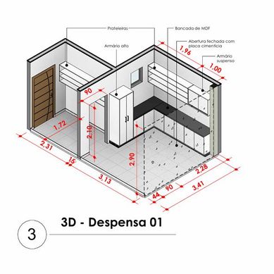 Projeto de marcenaria
