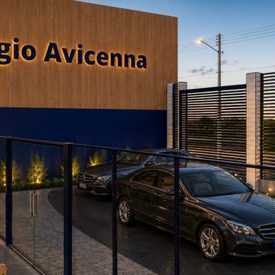 Revitalização de Fachada Escolar e Área Esportiva | Render 3D