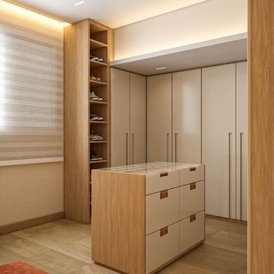 Closet - Residência Amorim-Rocha