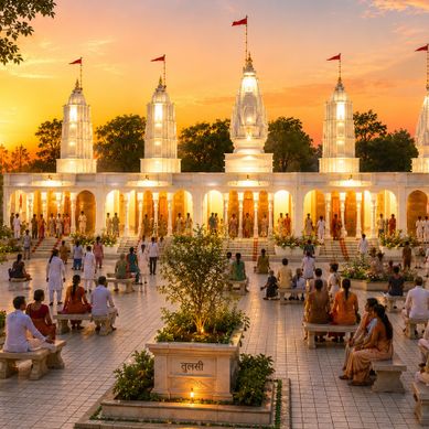 shri shardhana ji maharaj ka ashram - Spiritual & Contemporary Design