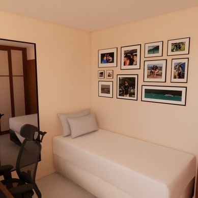 Dormitório Solteiro & Workstation