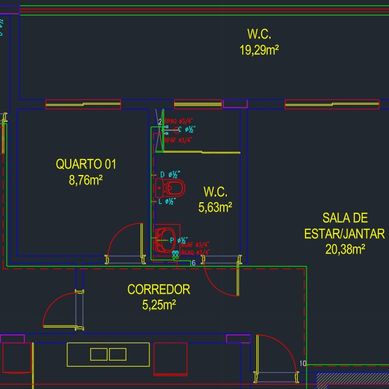 Projeto Hidrossanitário: Apartamento Residencial