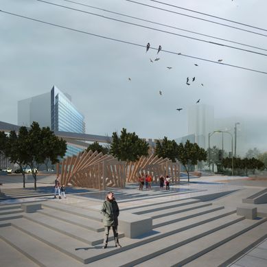 Urban Open Space Design with a Green Architecture Approach at the Plasco Site