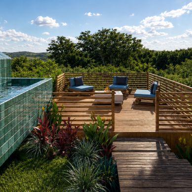 jardim campestre contemporâneo