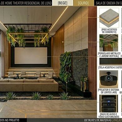 SALA HOME THEATER COM CINEMA