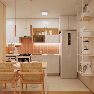 Apartamento MCMV — 40m²: Cores, Materiais e Acolhimento
