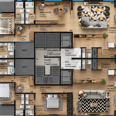 Layout para Interiores.