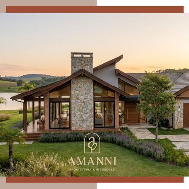 Projetos residenciais estilo casa de campo
