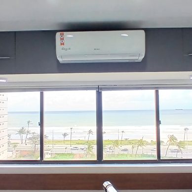 instalação de um ar-condicionado