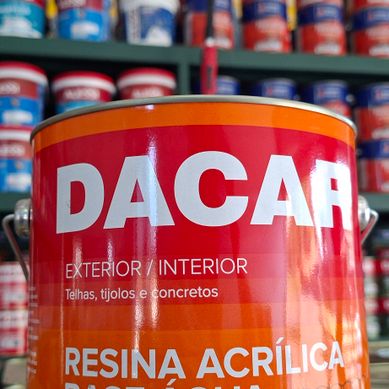 Resina acrílica base água DACAR