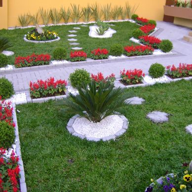 Jardins pequenos residenciais