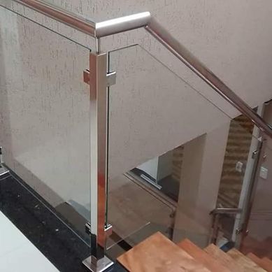 corrimão de inox