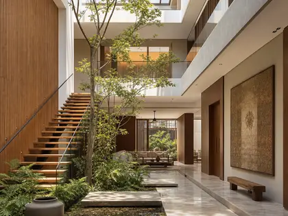 Contemporary atrium ideas for a bright, airy Indian home