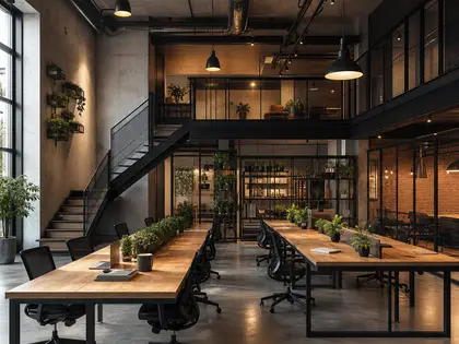 Industrial coworking space: how to get the look right