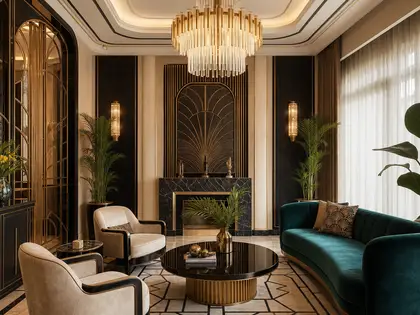 Art Deco living room: how to bring glamour home without losing comfort