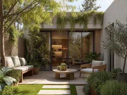 patio trasero: 6 ideas para ganar orden, sombra y uso todo el año