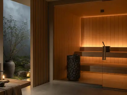 Japandi sauna calm: how to create a serene, pared-back retreat