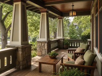 A Craftsman veranda done right: the look and feel to aim for