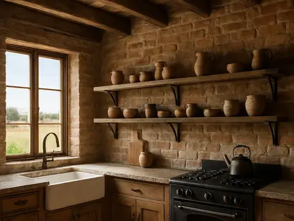 rustic farmhouse — kitchen (rural)