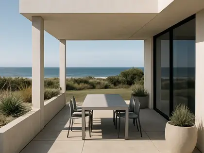 bauhaus yard — patio (coastal)