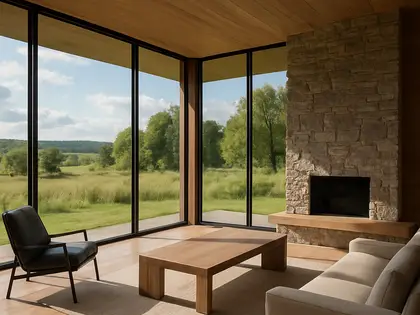 modern house — room (rural)