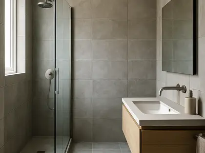 modern house — bathroom (urban)