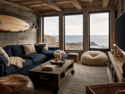 rustic home — youth room (ocean)