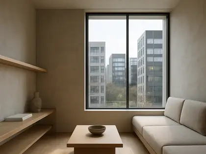 minimalist house — room (urban)