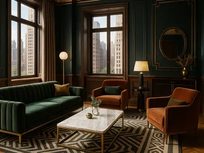 art deco home — room (urban)