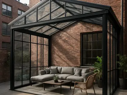 industrial house — sunroom (urban)