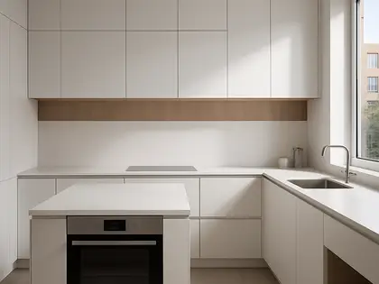 minimalist house — kitchen (urban)