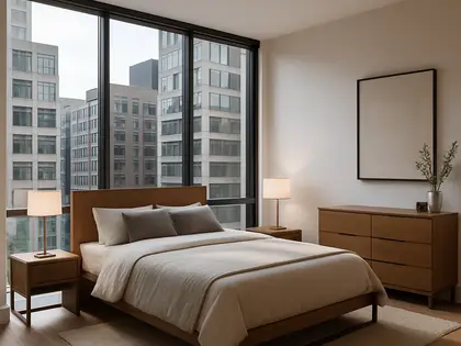 contemporary house — bedroom (urban)