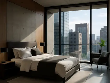 modern house — bedroom (urban)