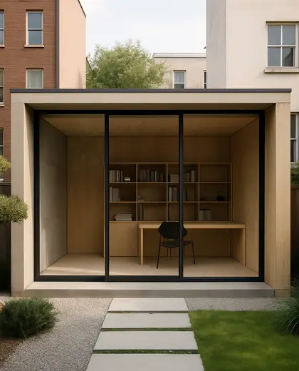 minimalist backyard — study (urban)
