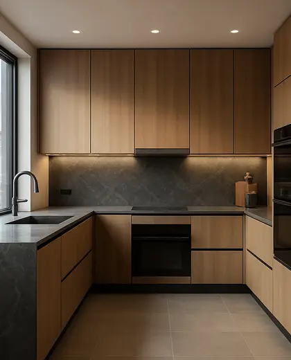 modern house — kitchen (urban)