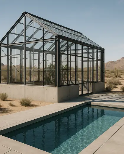industrial greenhouse — pool (desert)