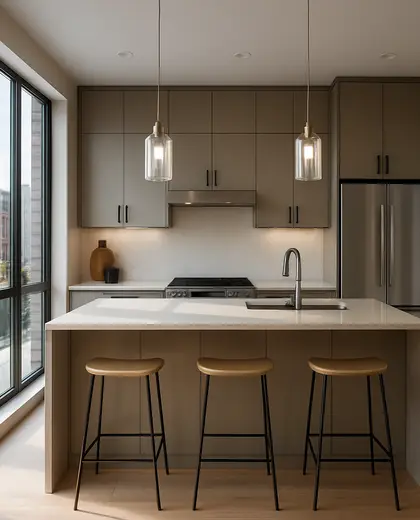 modern house — kitchen (urban)