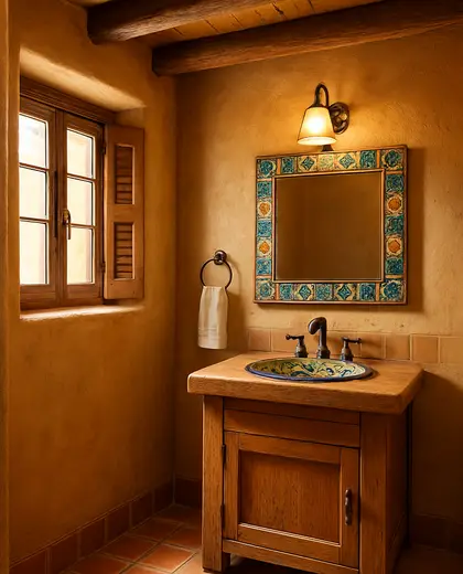 southwestern house — rest room (urban)